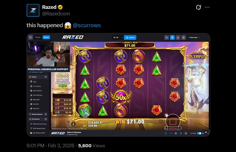 Twitter Scurrows Strikes Twice at Razed